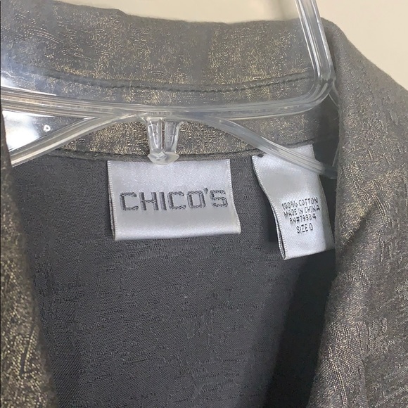 CHICOS metallic jacket - Picture 3 of 4